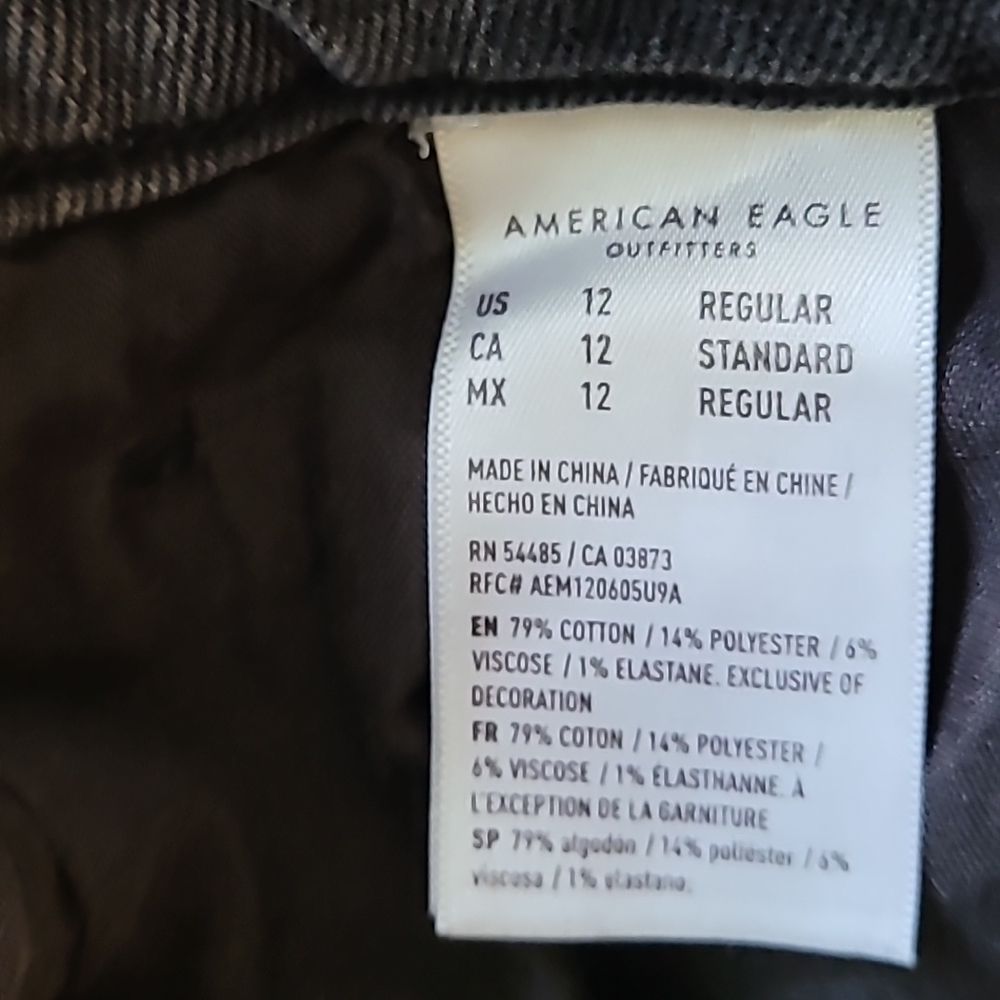 American Eagle High Waist Stretch Jeans Size 12 - Picture 9 of 9